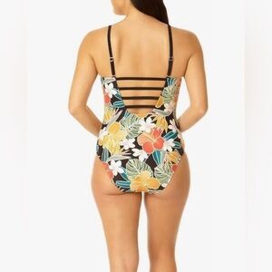 Hurley Strappy Back One Piece Swimsuit